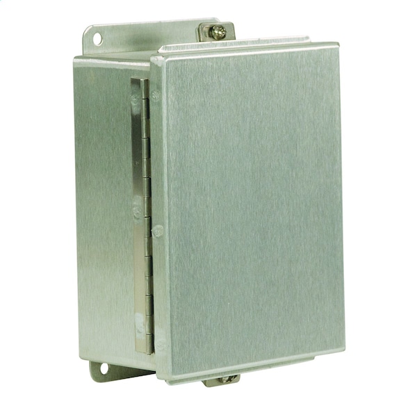 Wiegmann Enclosure Cover, 4 in. H x 6-1/2 in. W x 8-1/2 in. L, Aluminum BN4080603CHAL - main